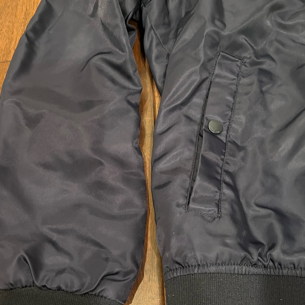 Guess Men Medium Zip Bomber Jacket - image 4